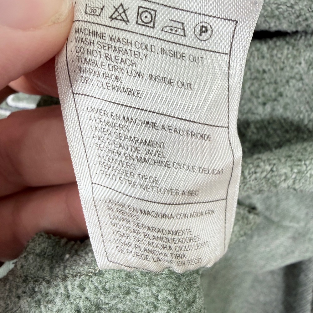 Vintage 90s Nike Spellout Crewneck Sweatshirt XL Sage Green Center Embroidered - Picture 14 of 16